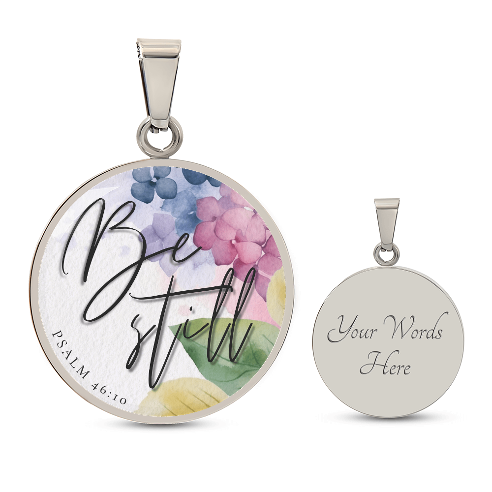 Be Still - Cloudlight Luxury Stainless Steel Necklace