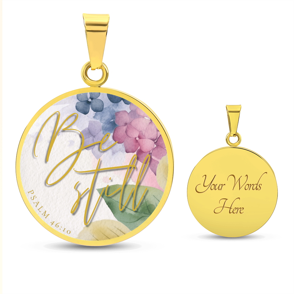 Be Still - Beneath His Light Luxury 18K Gold Finish Necklace