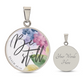 Be Still - Cloudlight Luxury Stainless Steel Necklace