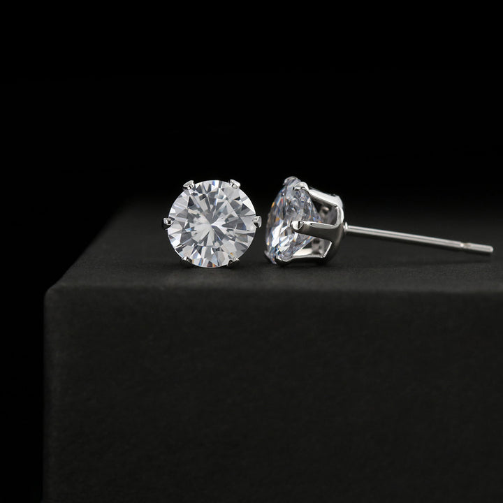 Infinite Light 6mm Cubic Zirconia Earrings