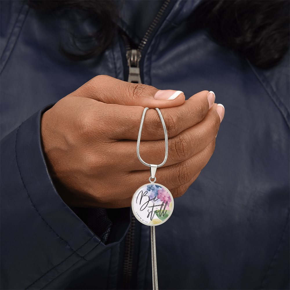 Be Still - Cloudlight Luxury Stainless Steel Necklace
