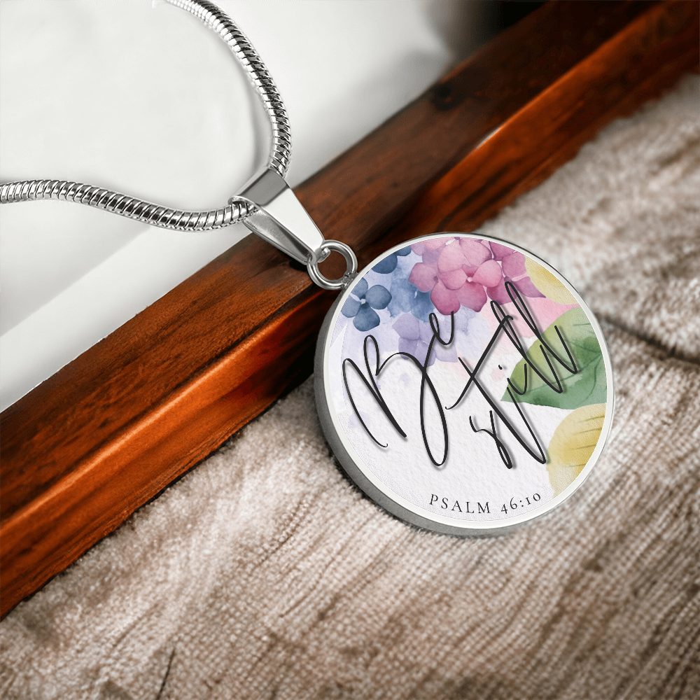 Be Still - Cloudlight Luxury Stainless Steel Necklace