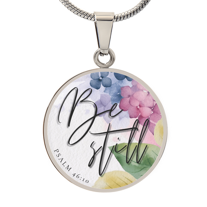 Be Still - Cloudlight Luxury Stainless Steel Necklace