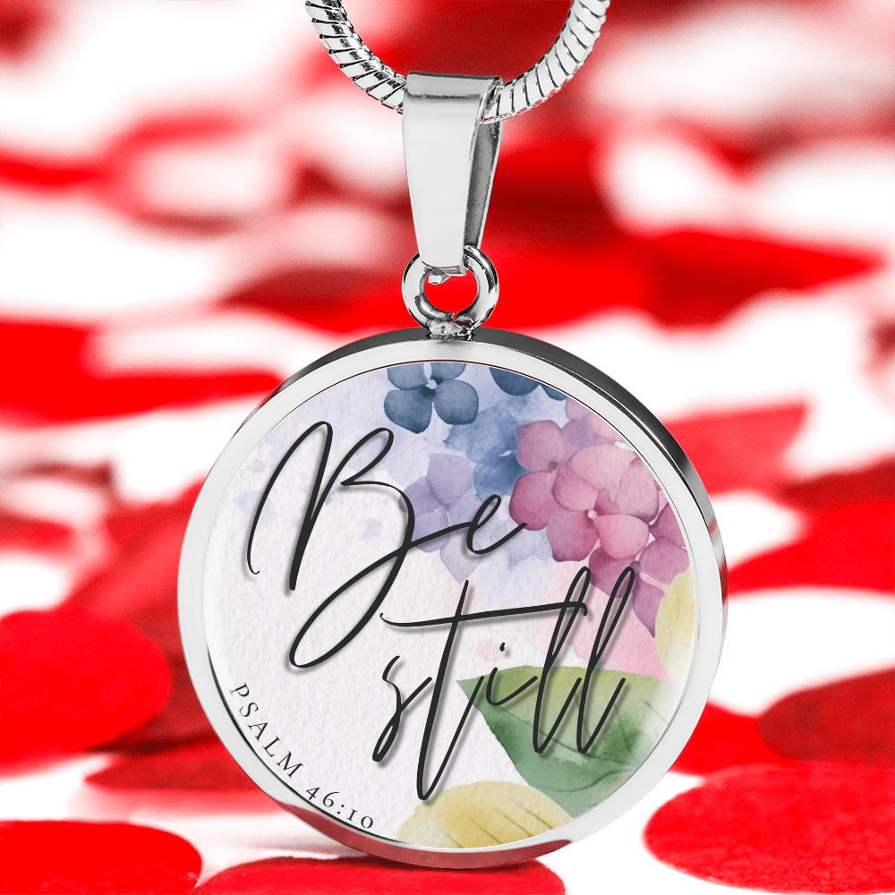 Be Still - Cloudlight Luxury Stainless Steel Necklace