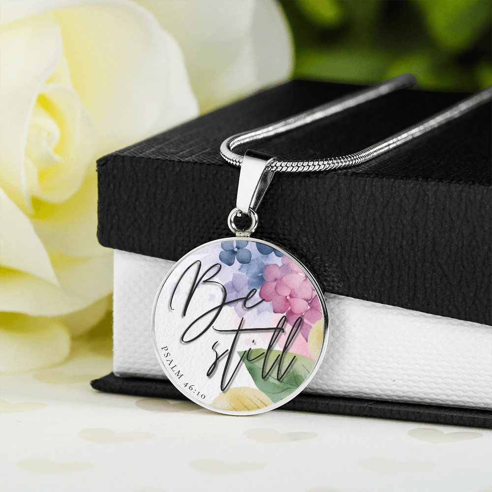 Be Still - Cloudlight Luxury Stainless Steel Necklace