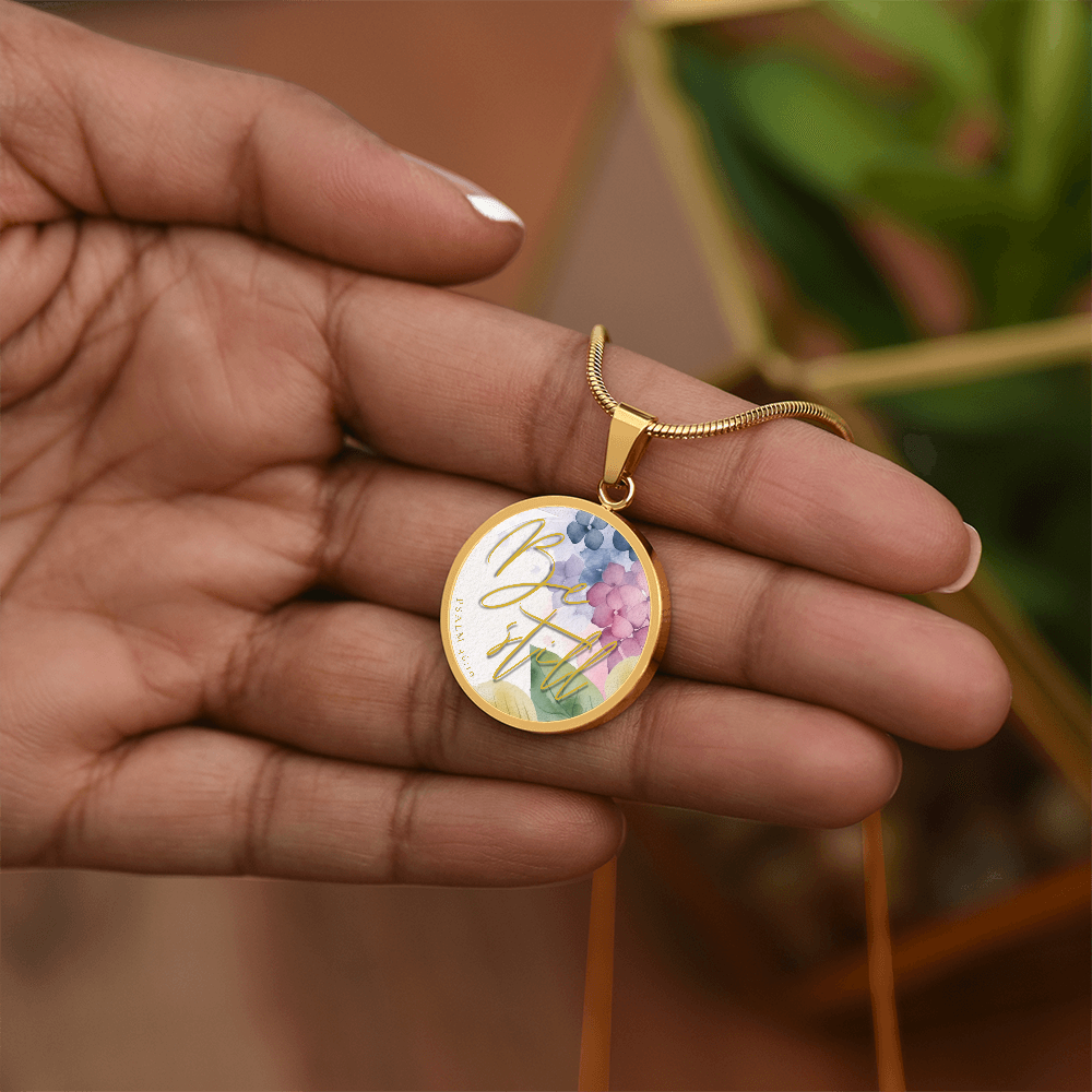 Be Still - Beneath His Light Luxury 18K Gold Finish Necklace