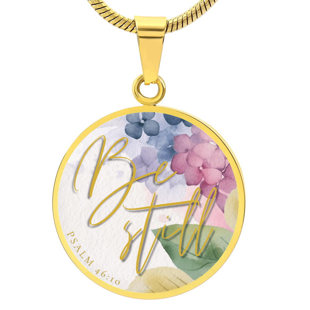 Be Still - Beneath His Light Luxury 18K Gold Finish Necklace