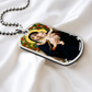 Madonna of the Lilies by Bouguereau Dog Tag Necklace
