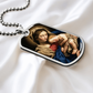 Madonna & Child Graphic Dog Tag Necklace