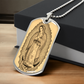 Our Lady of Perpetual Help Vintage Dog Tag Necklace