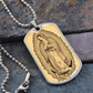 Our Lady of Perpetual Help Vintage Dog Tag Necklace