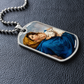 Madonna of the Streets Dog Tag Necklace