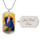 Assumption of the Virgin Dog Tag Necklace