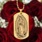 Our Lady of Perpetual Help Vintage Dog Tag Necklace