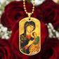 Our Lady of Perpetual Help Dog Tag Necklace