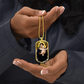 Madonna of the Lilies by Bouguereau Dog Tag Necklace