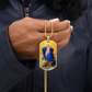 Assumption of the Virgin Dog Tag Necklace