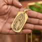 Our Lady of Perpetual Help Vintage Dog Tag Necklace
