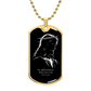 Be Still - Grace of Jesus Luxury Dog Tag Necklace
