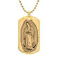 Our Lady of Perpetual Help Vintage Dog Tag Necklace