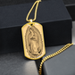 Our Lady of Perpetual Help Vintage Dog Tag Necklace