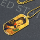 Our Lady of Perpetual Help Dog Tag Necklace