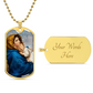 Madonna of the Streets Dog Tag Necklace