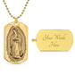 Our Lady of Perpetual Help Vintage Dog Tag Necklace