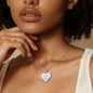 Love is Patient, Love is Kind Heart Necklace