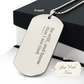 Be Still - Psalms 46:10 Personalized Dog Tag Necklace