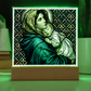 Madonna of the Streets Stained Glass Acrylic Square Plaque