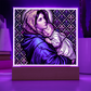 Madonna of the Streets Stained Glass Acrylic Square Plaque