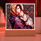 Madonna of the Streets Stained Glass Acrylic Square Plaque