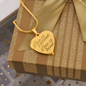 Love is Patient, Love is Kind Heart Necklace